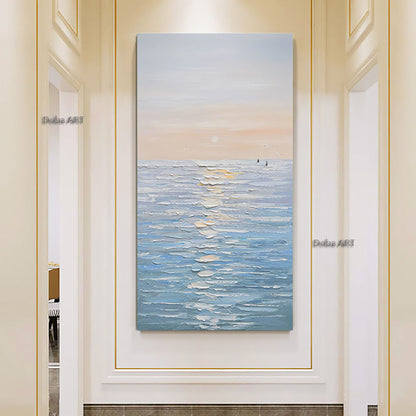 Ocean Seascape Modern Abstract Hand Painted Oil Painting On Canvas Paintings Picture Wall Art Cuadros Home Room Decor