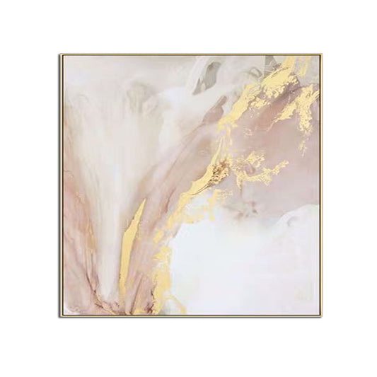 Hand Painted Modern Golden Oil Paintings On Canvas Wall Art Abstract for Living Room Home Decoration Gold Art Poster No Frame