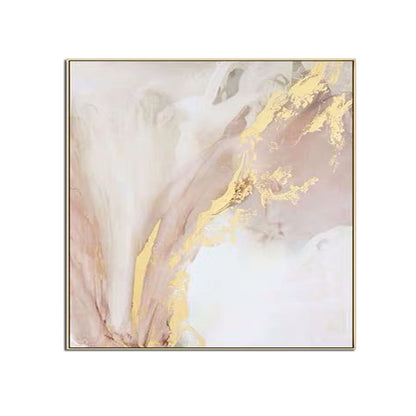 Hand Painted Modern Golden Oil Paintings On Canvas Wall Art Abstract for Living Room Home Decoration Gold Art Poster No Frame