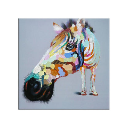 Canvas Painting Abstract Animal Posters and Handmade Horse Oil Painting Wall Pictures for Living Room Chadors Home Décor