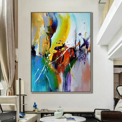 Hand Oil Pianting Large abstract painting Contemporary Abstract art Original abstract painting Hand painted original art Extra large abstract wall art Home Hallway Hall Decoration Painting