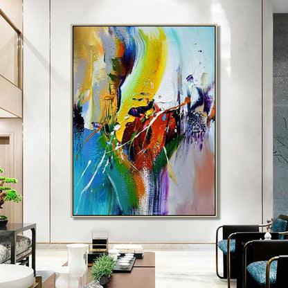 Hand Oil Pianting Large abstract painting Contemporary Abstract art Original abstract painting Hand painted original art Extra large abstract wall art Home Hallway Hall Decoration Painting