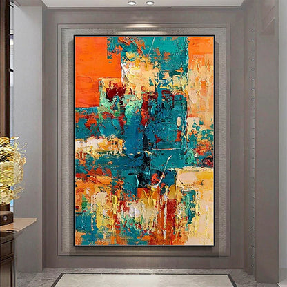 Handmade Oil Painting Thick Texture Modern Abstract Oil Paintings On Canvas Wall Art Living Room Hallway Bedroom Decorative Painting