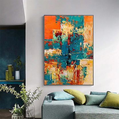 Handmade Oil Painting Thick Texture Modern Abstract Oil Paintings On Canvas Wall Art Living Room Hallway Bedroom Decorative Painting