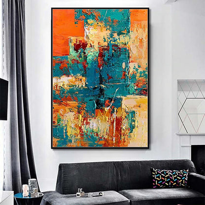 Handmade Oil Painting Thick Texture Modern Abstract Oil Paintings On Canvas Wall Art Living Room Hallway Bedroom Decorative Painting