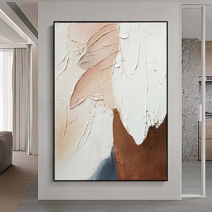 Hand Painted Oil Painting Large Original Beige Abstract Painting Gray Painting Modern Hand Oil Painting Minimalist Abstract Painting Contemporary Art