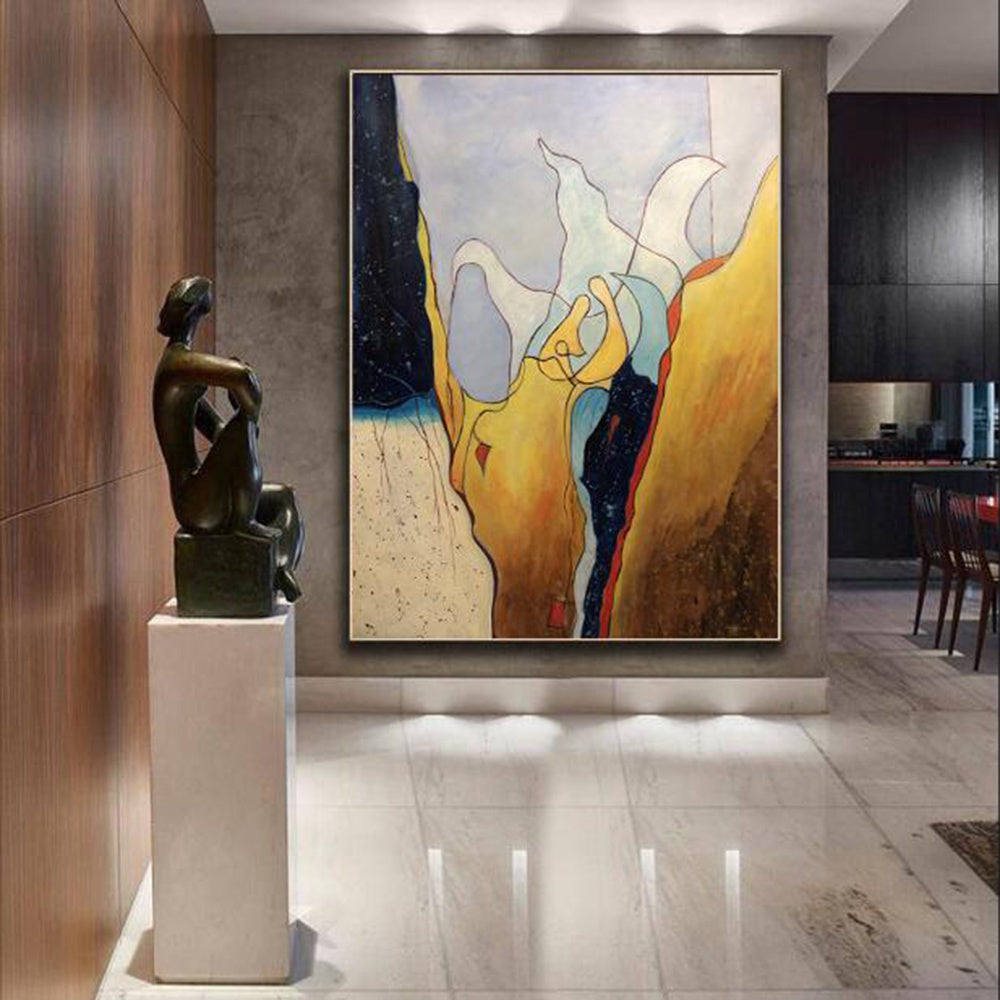 Handmade Oil Painting Abstract Painting Canvas Original Large Acrylic Canvas Wall Art Expressionism acrylic Decorative Modern Painting Wall Art on Canvas