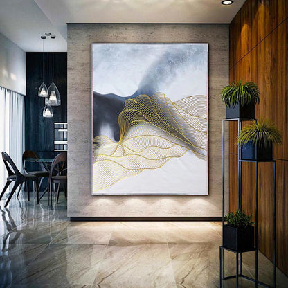 Handmade White Painting On Canvas Large Canvas Wall Art oOriginal Abstract Art Oversized Canvas Art Huge Wall Art Canvas Original Painting