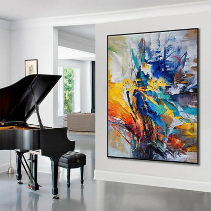 Handmade Oil Painting On Canvas Wall Art Decoration Modern Abstract Living Room Hallway Bedroom Luxurious Decorative Painting