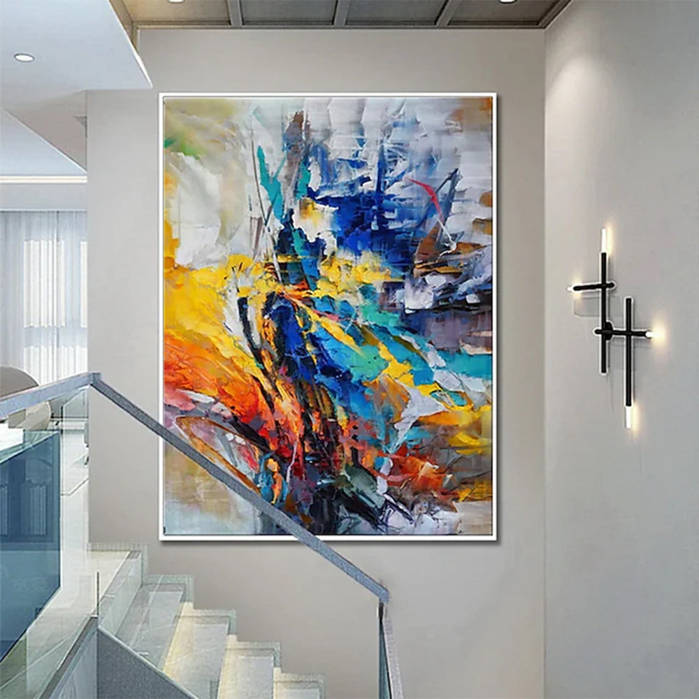 Handmade Oil Painting On Canvas Wall Art Decoration Modern Abstract Living Room Hallway Bedroom Luxurious Decorative Painting