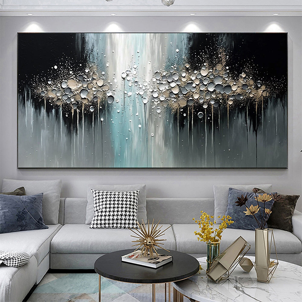 Handmade Oil Painting Abstract Texture Oil Painting On Canvas Large Wall Art Original White Painting Minimalist Art Custom Painting Modern Living Room Decor