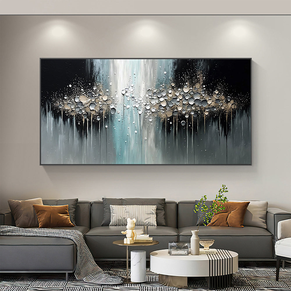 Handmade Oil Painting Abstract Texture Oil Painting On Canvas Large Wall Art Original White Painting Minimalist Art Custom Painting Modern Living Room Decor