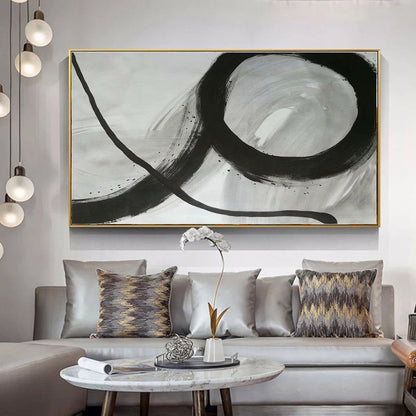 Handmade Oil Painting Extra Large Wall Art Black And White Abstract Painting Large Acrylic Painting On Canvas Large Canvas Art Modern Abstract Art