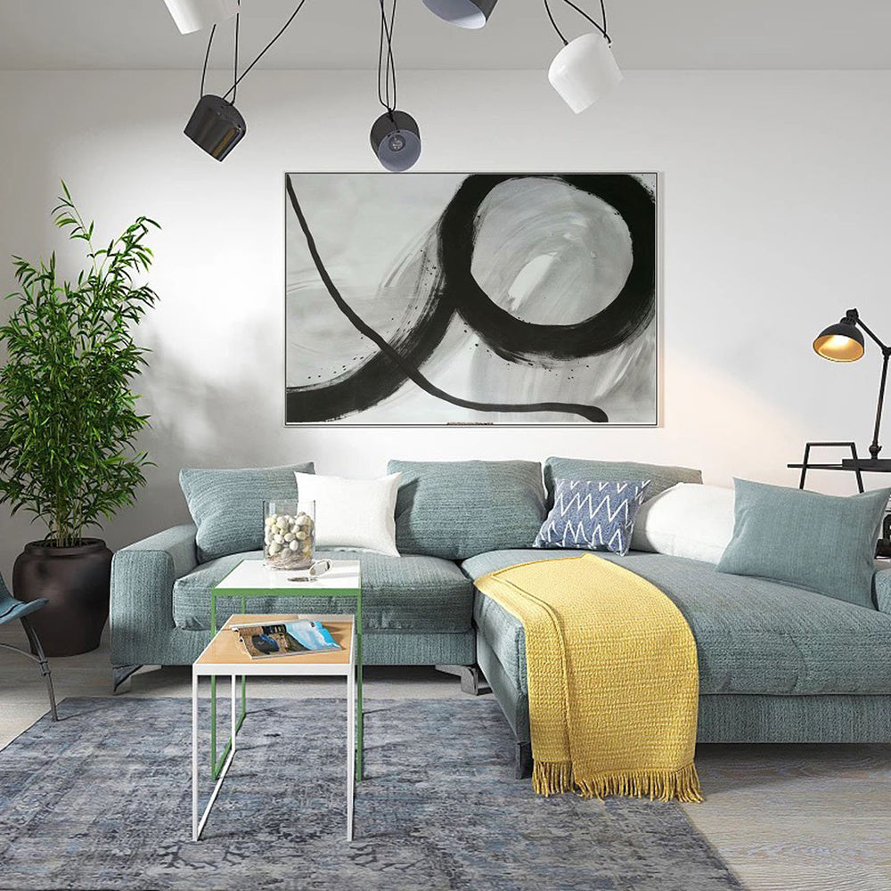 Handmade Oil Painting Extra Large Wall Art Black And White Abstract Painting Large Acrylic Painting On Canvas Large Canvas Art Modern Abstract Art