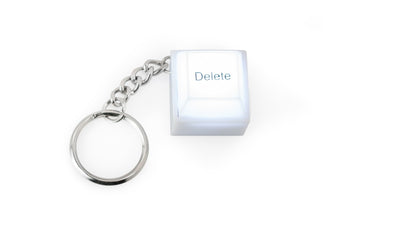 Delete Keyboard Button with Super Bright White LED - Classic Mechanical Push Feel