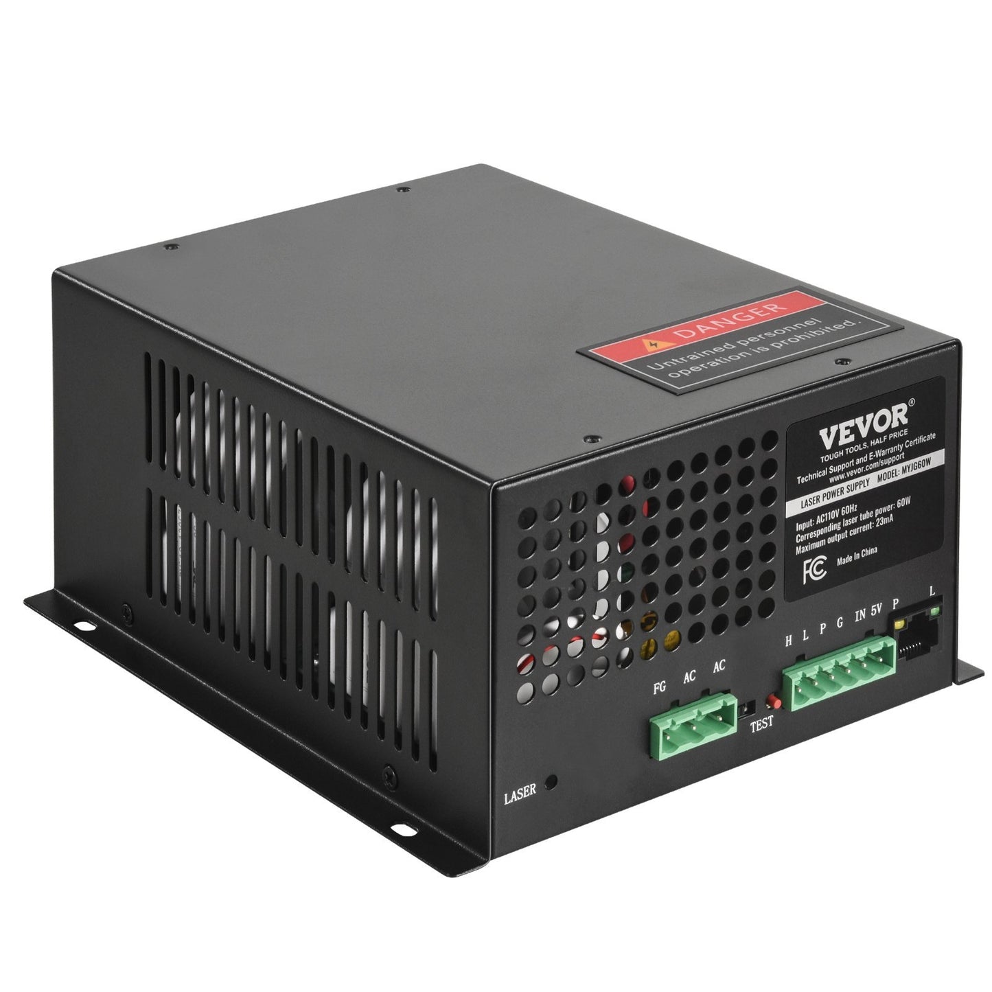 VEVOR CO2 Laser Power Supply for 60W Laser Tube Laser Engravers and Cutters