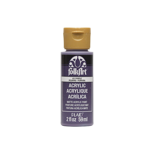 Plaid Folkart Acrylic Paint In Assorted Colors 2 Oz Purple