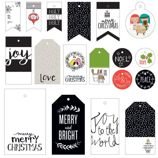 Illustrated Faith Christmas Collection Gift Tags