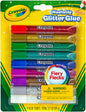 Crayola Washable Glitter Glue Pens .35oz Bold 9 Per Pkg 1 Pack of 4 Piece