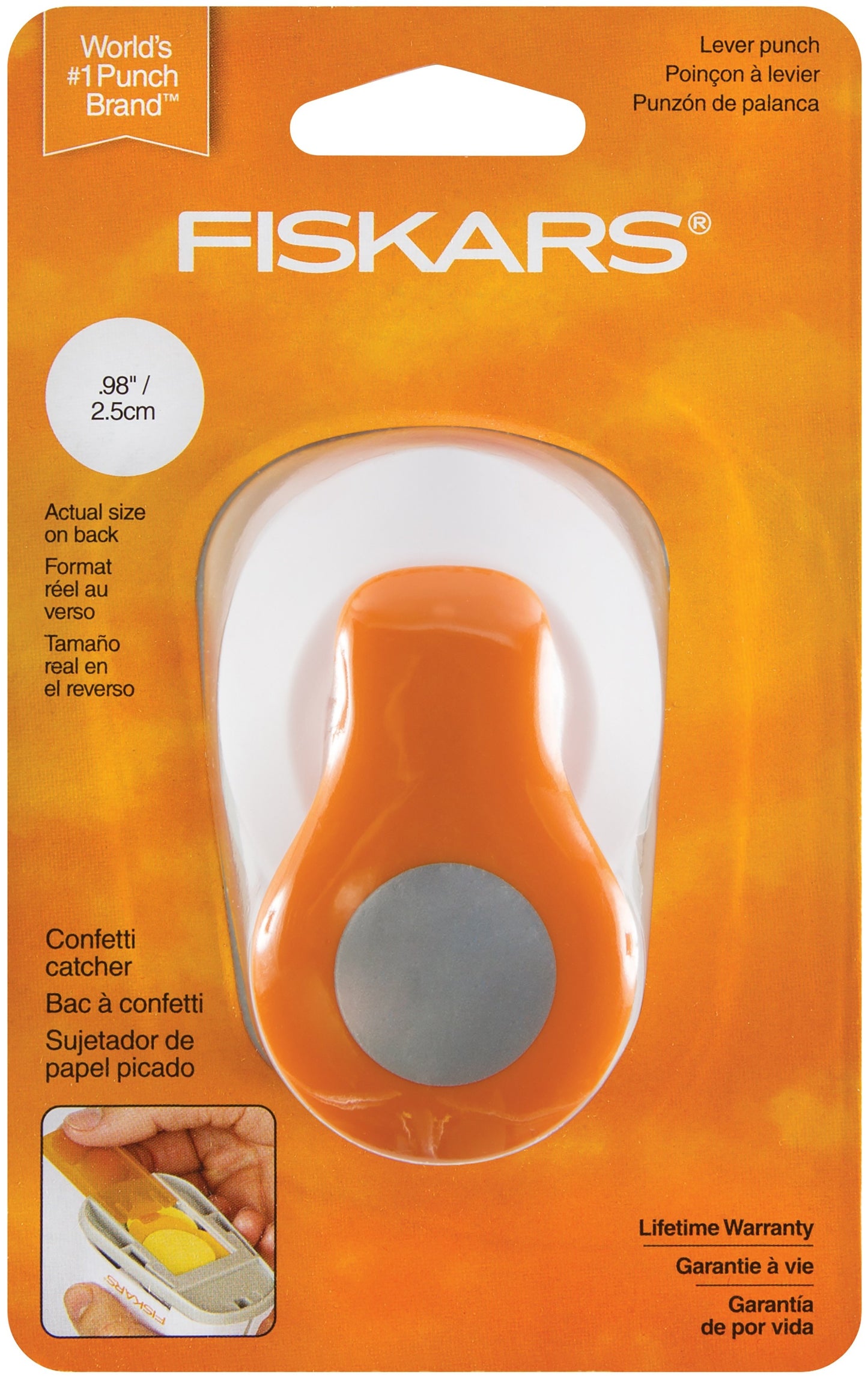 Fiskars Medium Lever Punch Circle 1 Inch