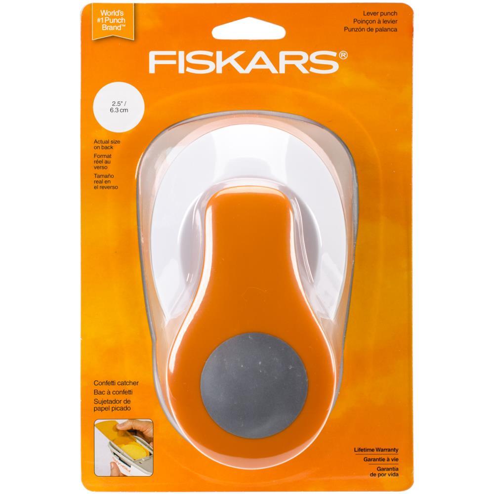 Fiskars Circle Lever Punch XX Large 2.5 Inches