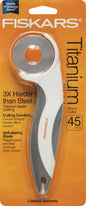 Fiskars Titanium Comfort Rotary Cutter 45mm