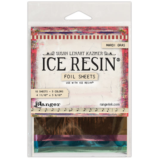 Ranger new Ice Resin Foil Sheets Mardigras