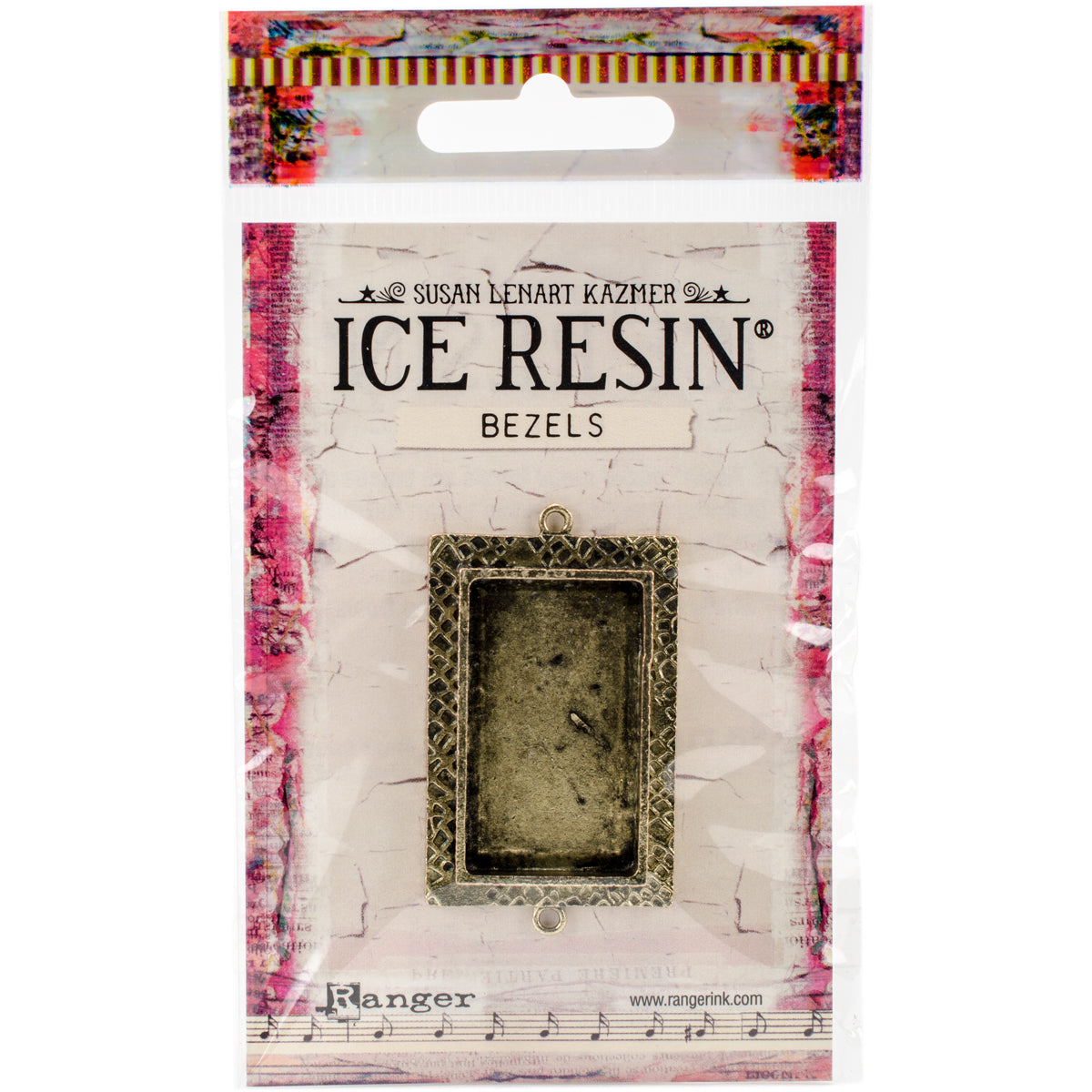 Ranger Ice Resin Milan Bezels Closed Back Rectangle Medium