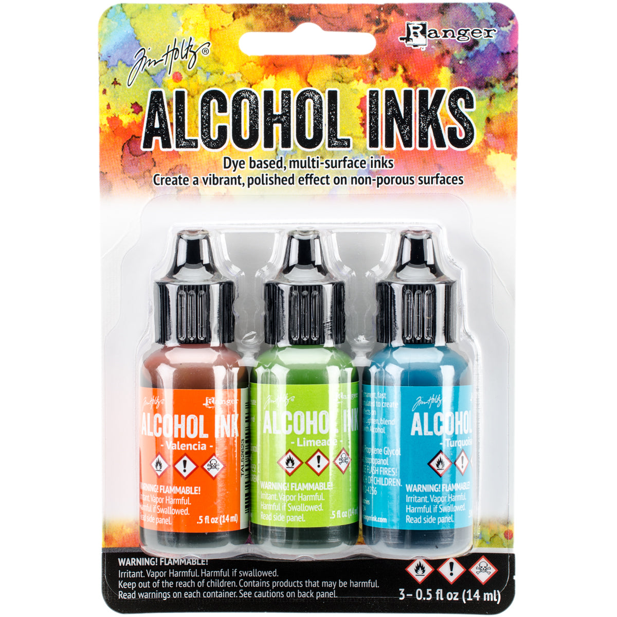 Ranger Tim Holtz Spring Break Tim Holtz Alcohol Ink Set 0.5oz