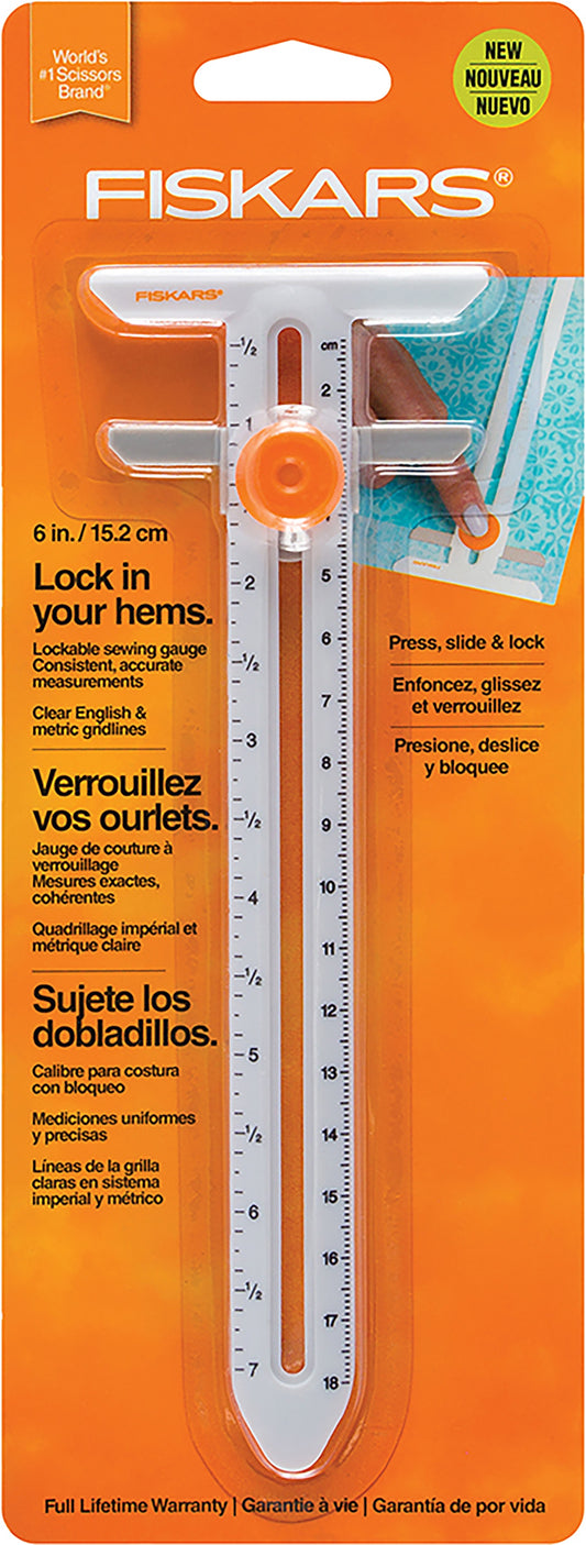 Fiskars Sewing Measuring Gauge 6 Inch 1 Per 8 Inch Increments