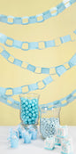 Paper Chains Blue 15 Feet Makes 1