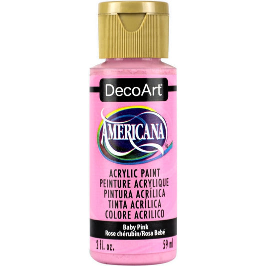 DecoArt Americana Acrylic Paint 2oz Baby Pink Opaque