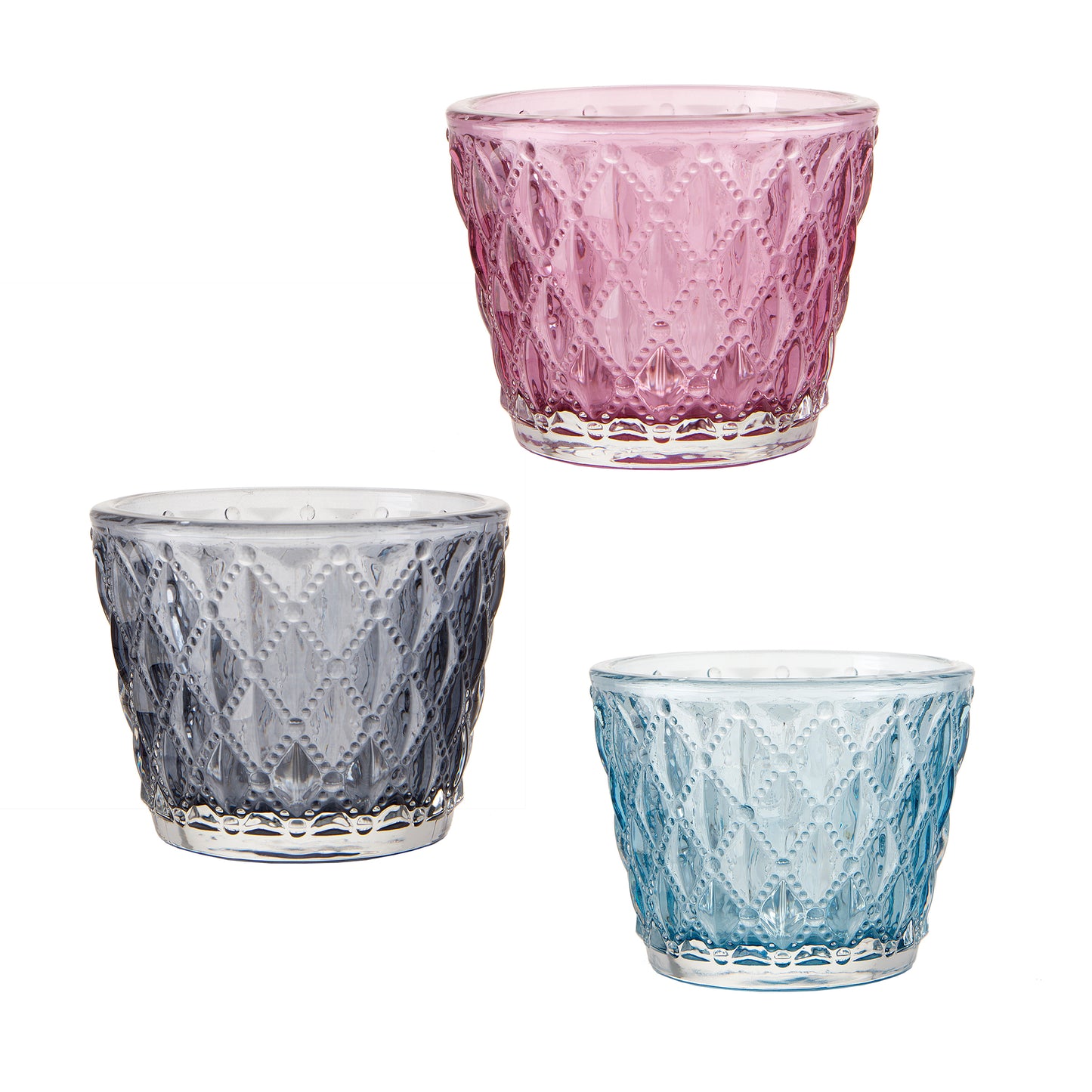 Glass Votive C and le Holder Assorted