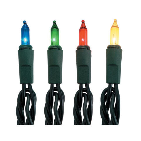 Decolights Light Set 20 Multi Color Bulbs Green 8 Feet