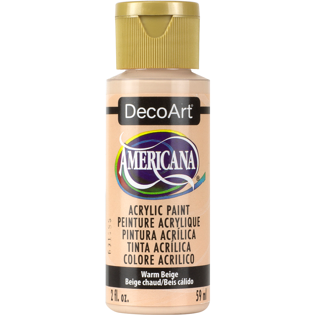 DecoArt Americana Acrylic Paint 2oz Warm Beige