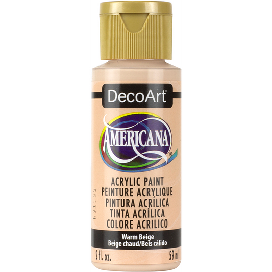 DecoArt Americana Acrylic Paint 2oz Warm Beige