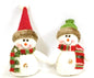 Ornament Snow Man With Hat Scarf 5 Inches