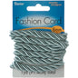 Jewelry Designer Fashion Cord Polyester Twisted Cord Silver 8mm 1 Yard