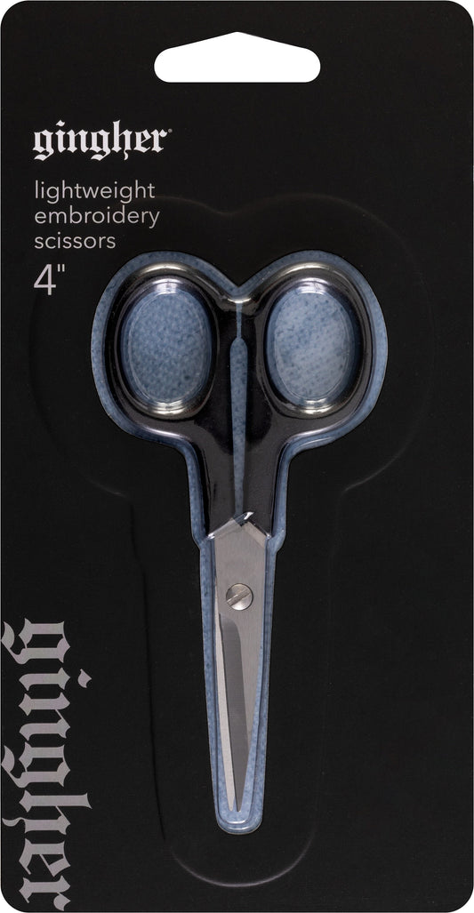 Gingher Lightweight Embroidery Scissors 4 inch 1 Pack of 1 Piece