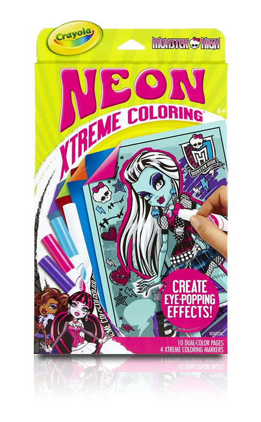 Crayola Extreme Coloring Neon Monster High Coloring Kit