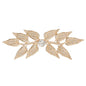 David Tutera Wedding Brooch Gold Metal Leaf With Rhinestones