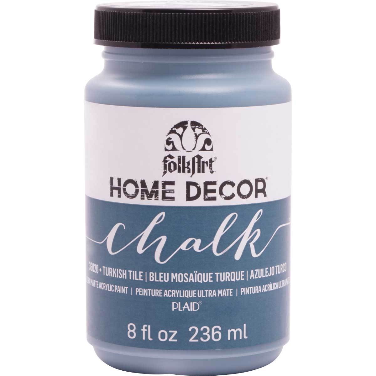 Plaid Folkart Home Decor Chalk Paint 8Oz Turkish Tile