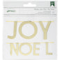 Holiday Details Foil Mi Word Garl and s Gold Joy Noel