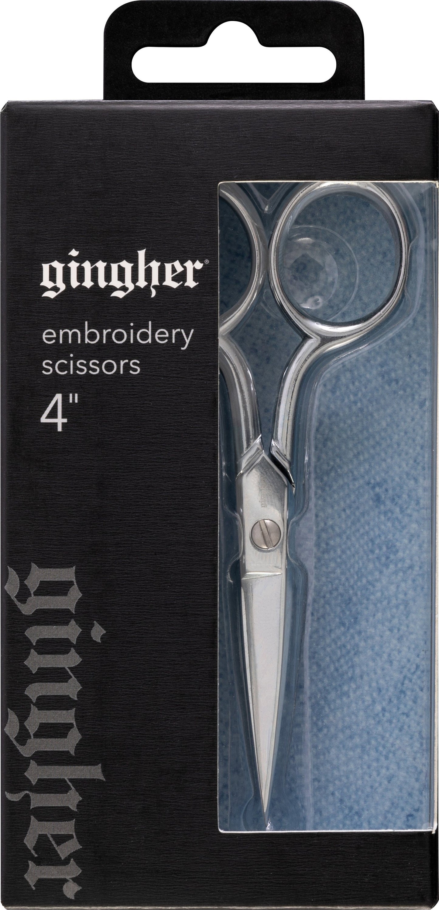 Gingher Embroidery Scissors 4 W Leather Sheathinch 1 Pack of 1 Piece