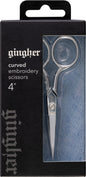 Gingher Curved Embroidery Scissors 4 W Leather Sheathinch 1 Pack of 1 Piece