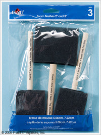 Plaid Brush Sets Foam Brush