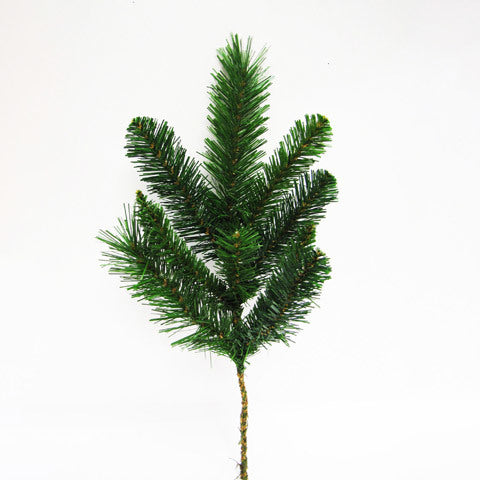 Pine Spray 9 Tips Green 15 Inches