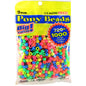 Pony Beads Plastic Opaque Neon 9mm Big Value Pack