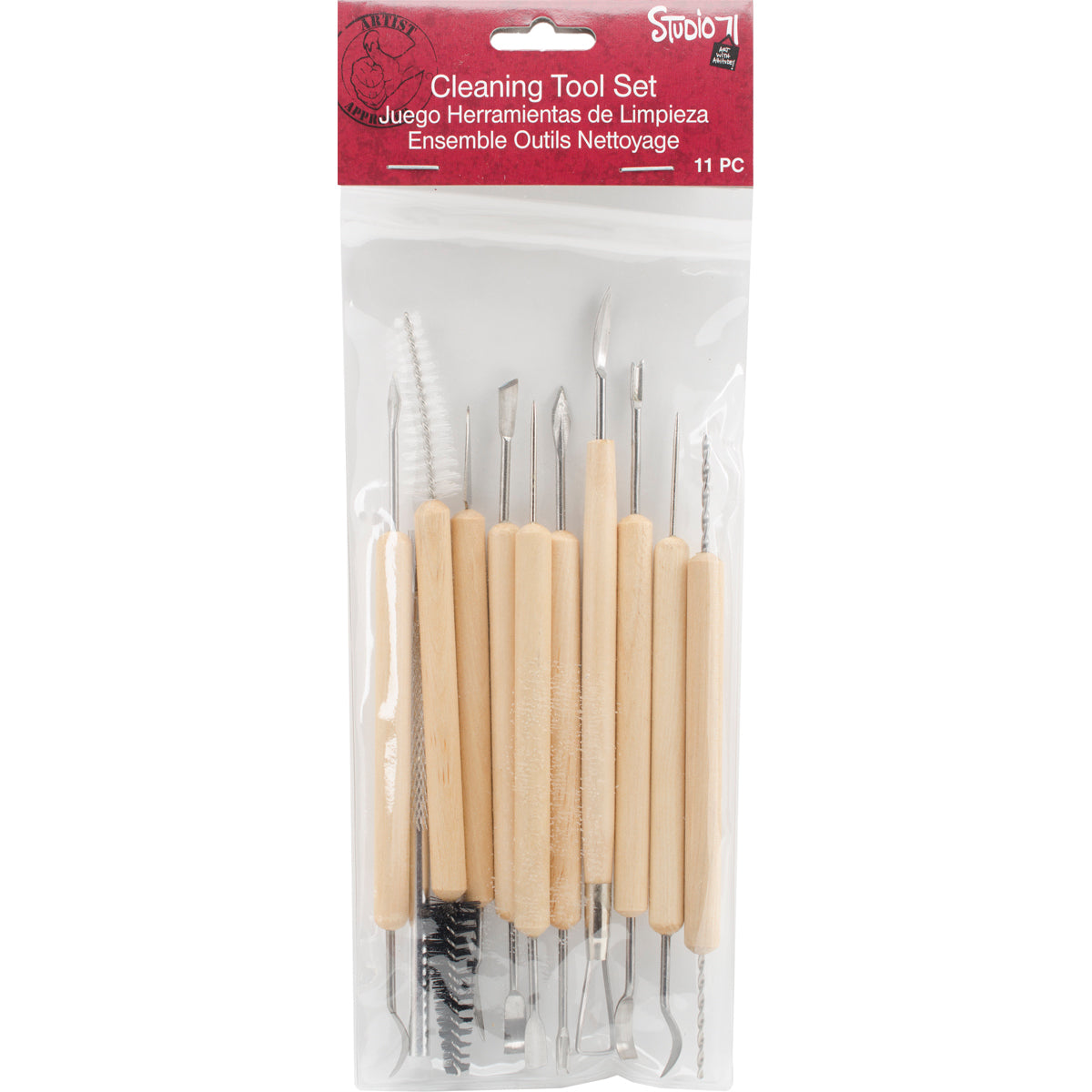 Clay Cleaning Tool Set