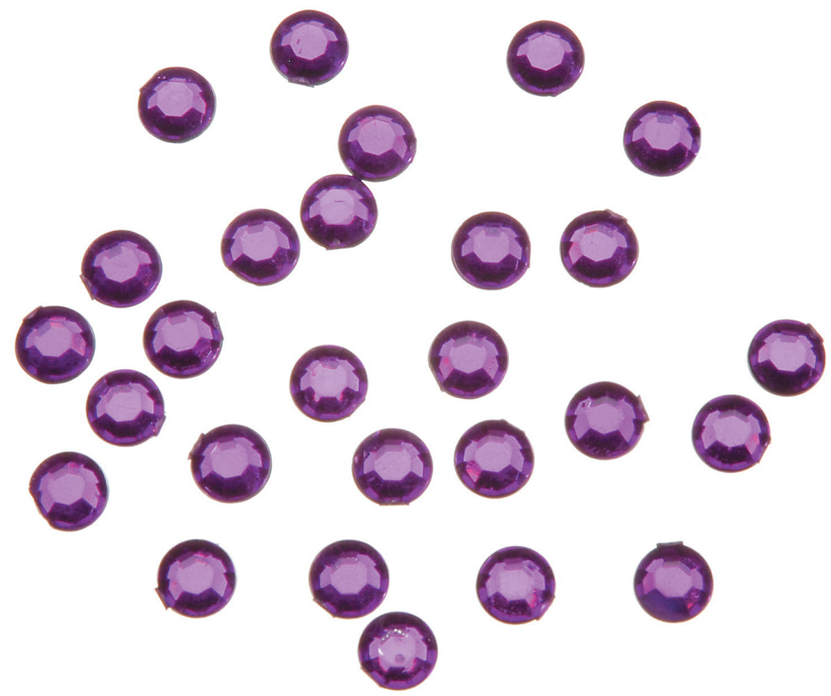 Sticky Back Rhinestones 5 mm Amethyst